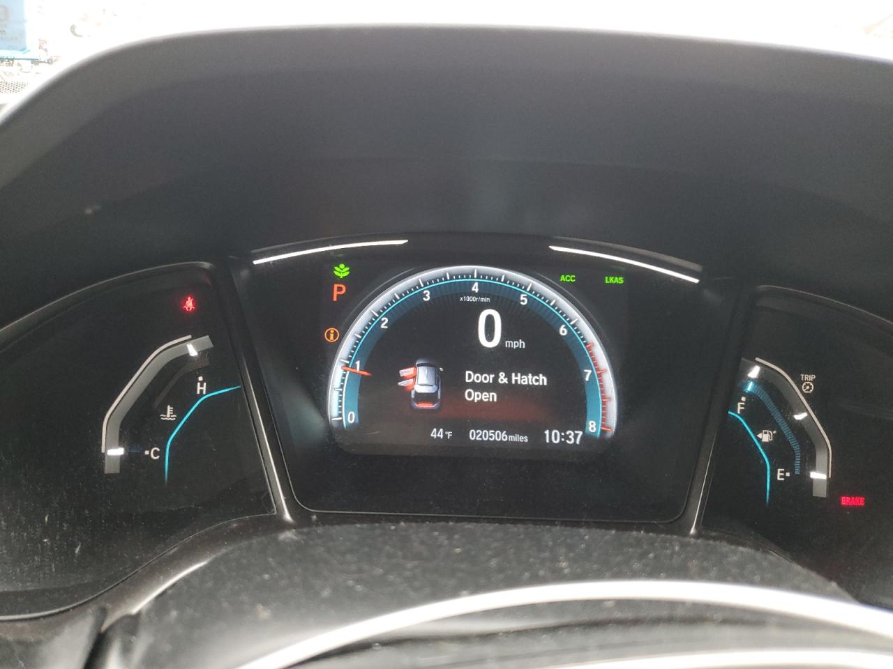 2021 Honda Civic VIN SHHFK7H61MU409779 Copart auction photo, rear end / side damage thumbnail 9