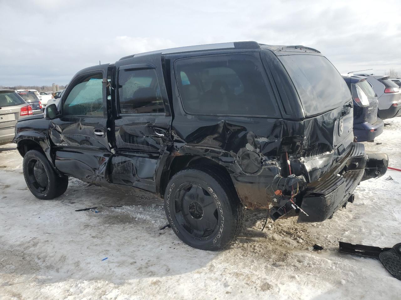 2004 Cadillac Escalade VIN 1GYEK63N44R242134 Copart auction photo, all over damage thumbnail 2