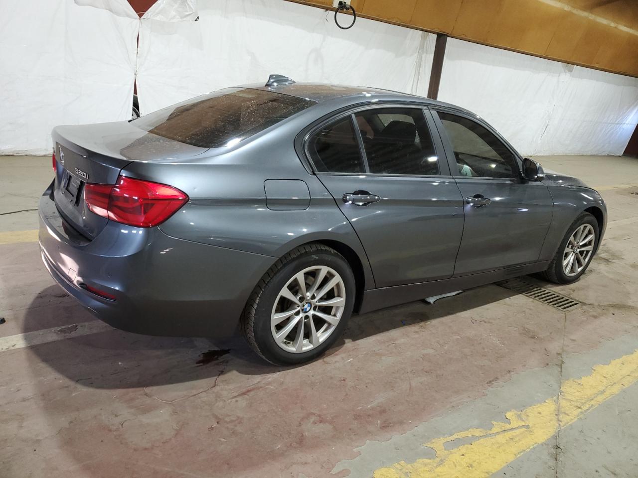 2017 BMW 3er VIN WBA8E5G35HNU43466 Copart auction photo, all over damage thumbnail 3