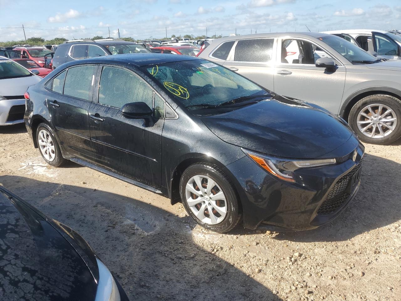 2021 Toyota Corolla VIN JTDEPMAE7MJ187837 Copart auction photo, water/flood damage thumbnail 4