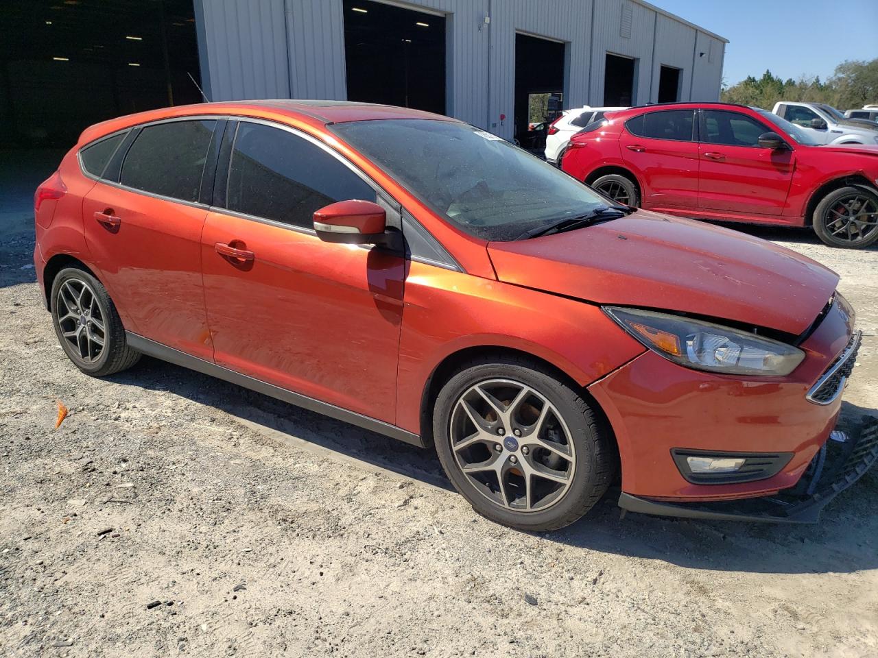 2018 Ford Focus VIN 1FADP3M28JL265927 Copart auction photo, front end damage thumbnail 4