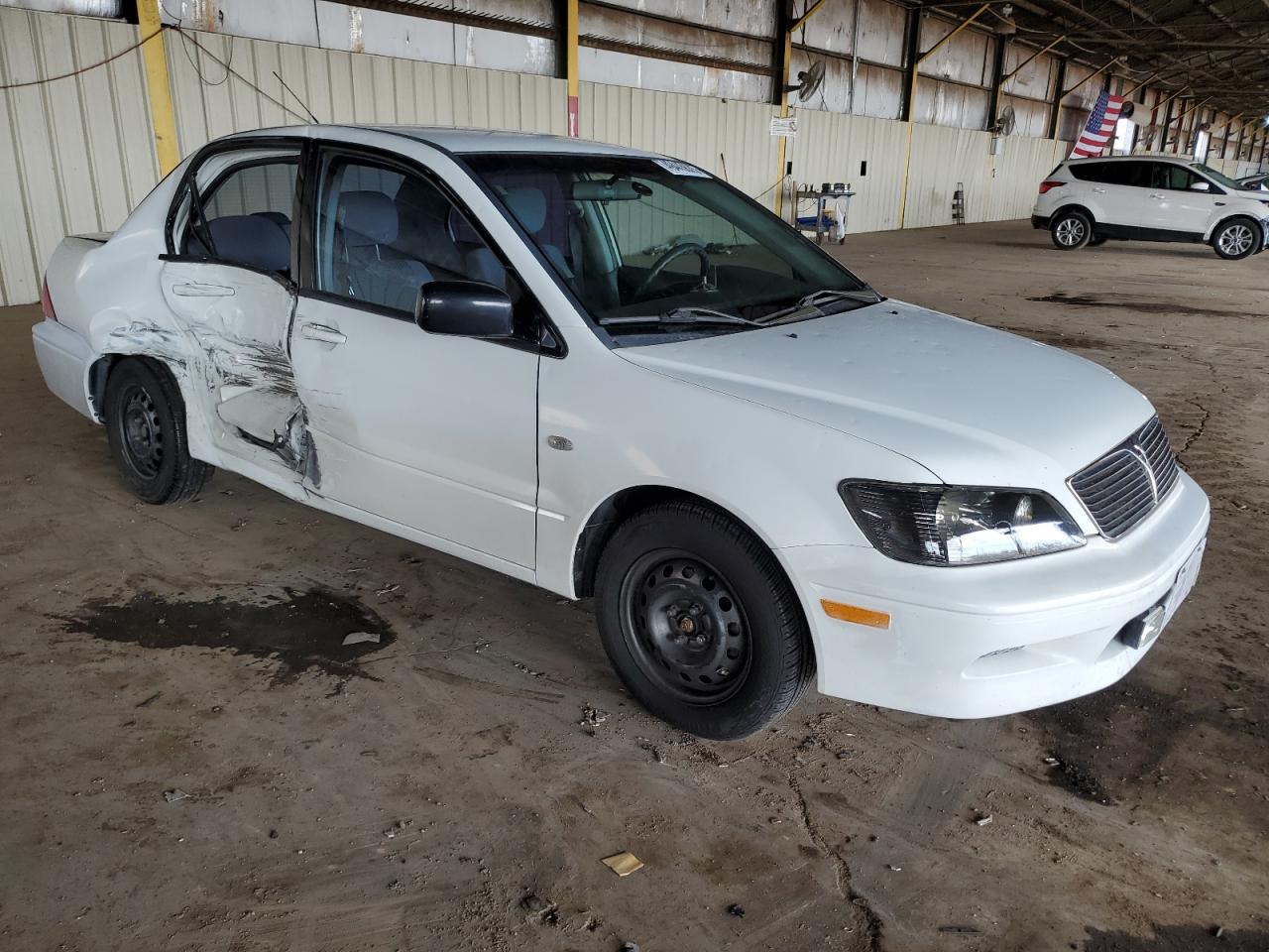 2002 Mitsubishi Lancer VIN JA3AJ26E22U029638 Copart auction photo, side / rear end damage thumbnail 4