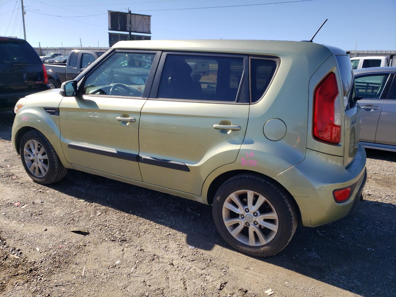 2012 KIA Soul VIN KNDJT2A60C7412280 Copart auction photo, all over damage thumbnail 2