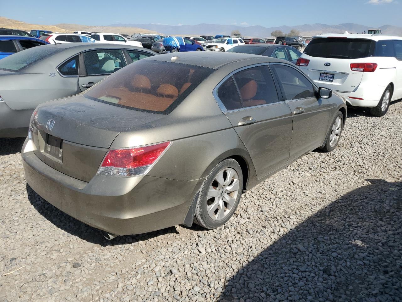 2010 Honda Accord VIN 1HGCP2F82AA063616 Copart auction photo, hail damage thumbnail 3