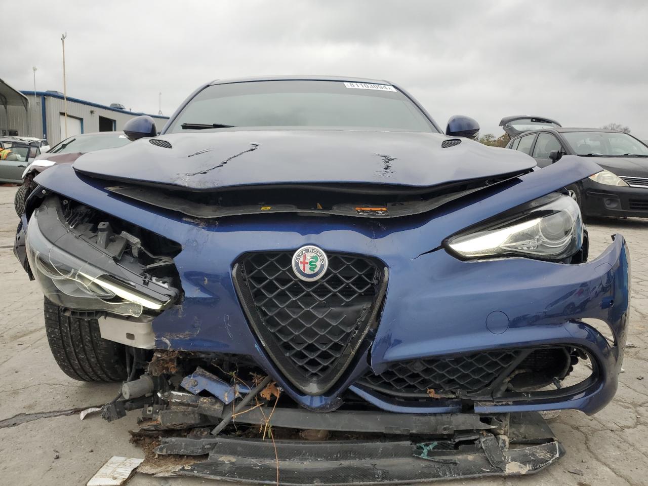 2017 Alfa Romeo Giulia VIN ZARFAEAV0H7548796 Copart auction photo, front end damage thumbnail 5