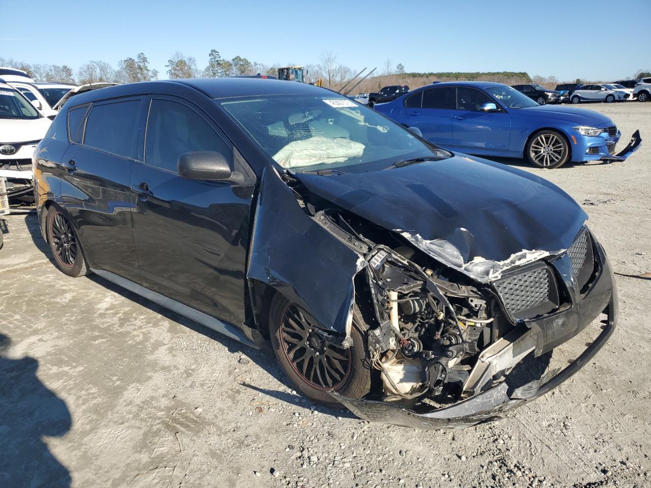 2009 Pontiac Vibe VIN 5Y2SP67029Z427797 Copart auction photo, front end / mechanical damage thumbnail 4