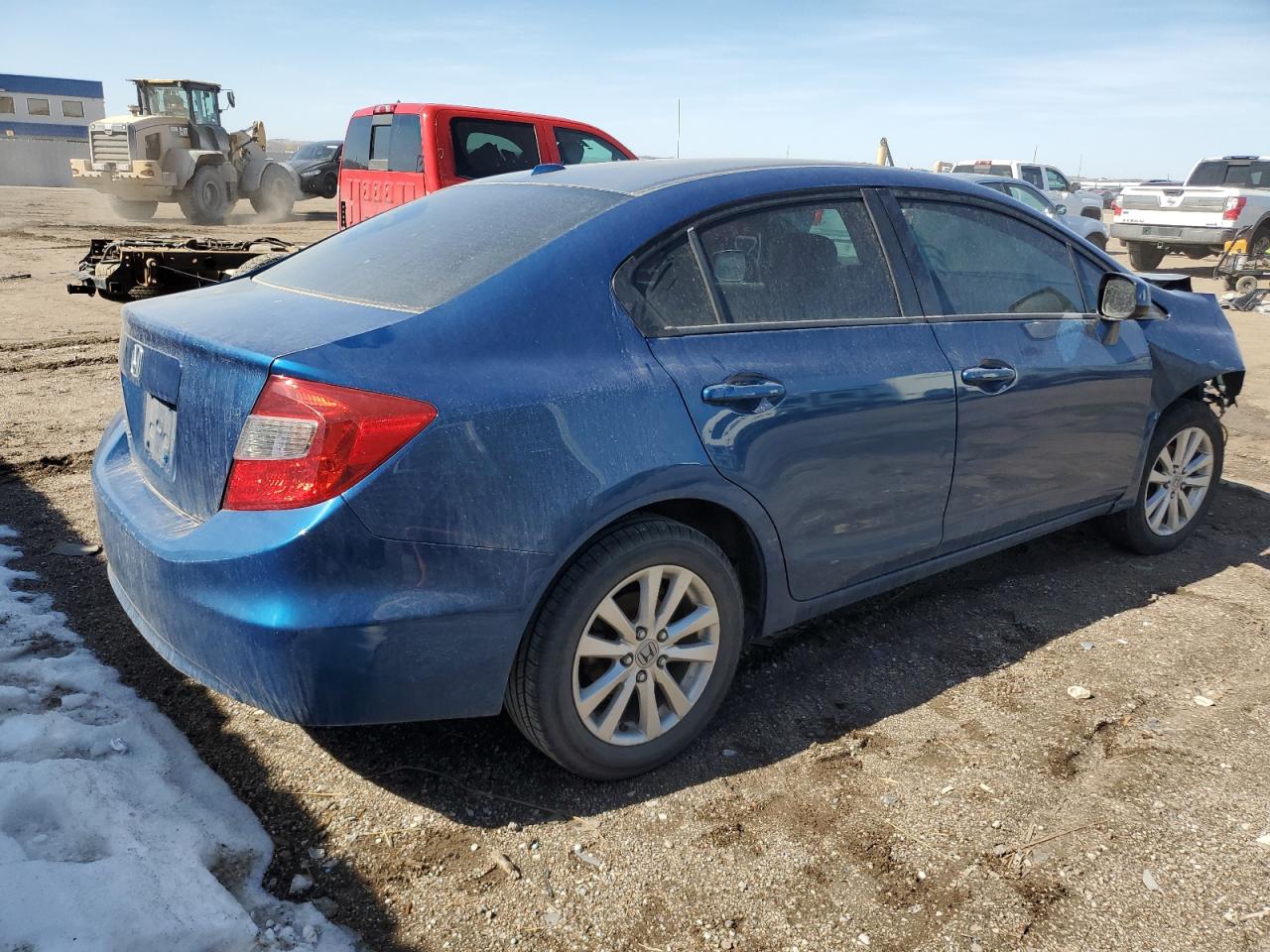 2012 Honda Civic VIN 19XFB2F88CE342952 Copart auction photo, front end damage thumbnail 3