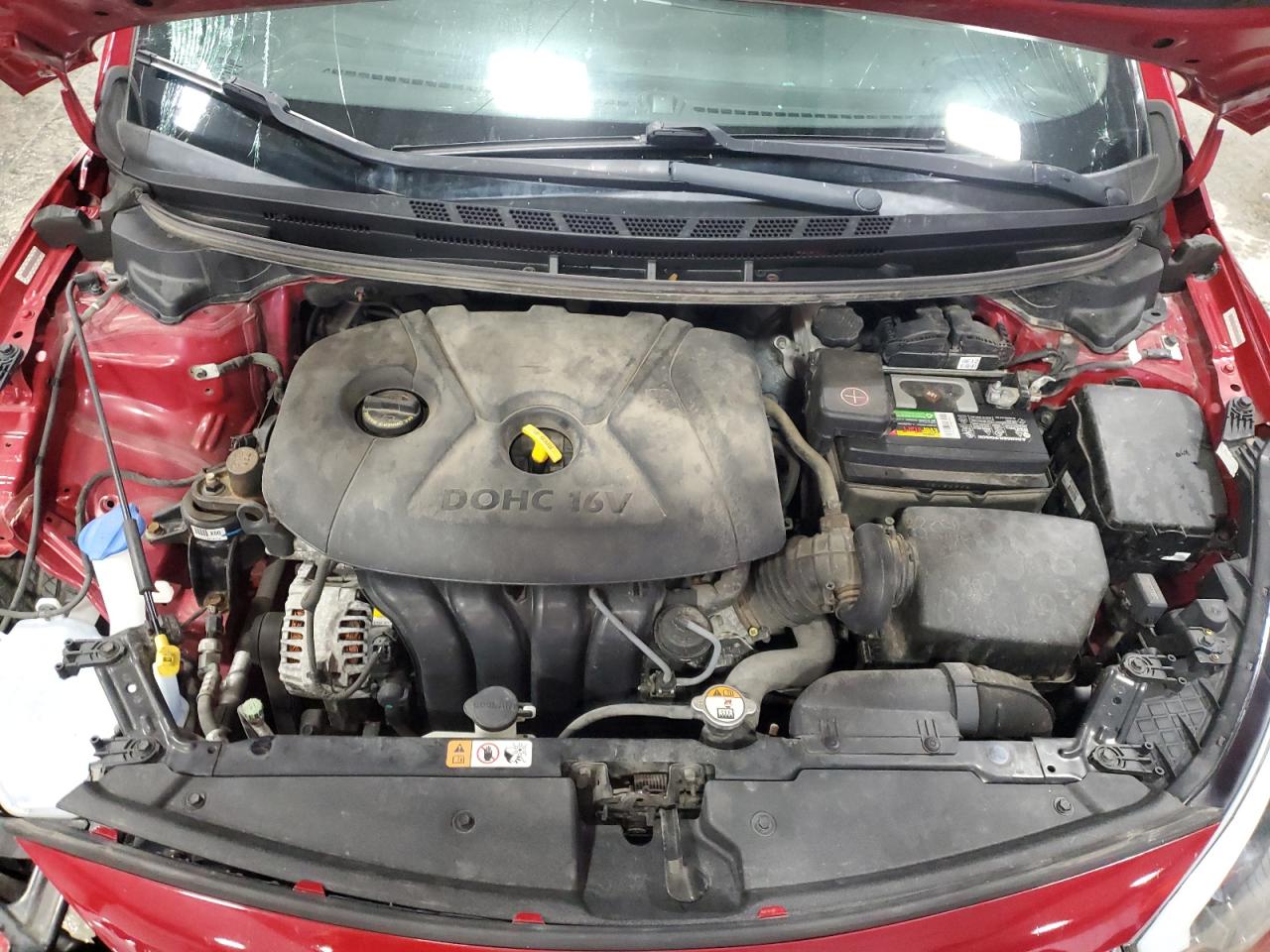 2015 KIA Forte VIN KNAFX4A67F5311000 Copart auction photo, side / front end damage thumbnail 11