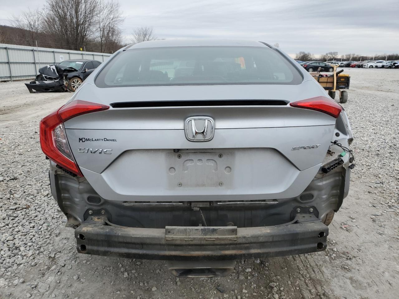 2019 Honda Civic VIN 19XFC2F8XKE007882 Copart auction photo, all over damage thumbnail 6