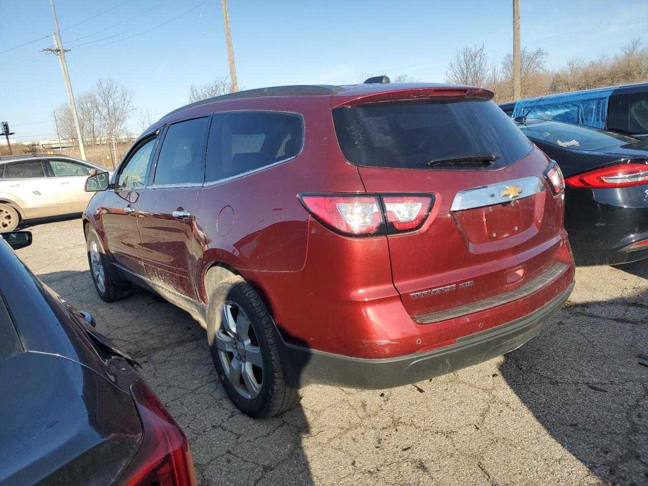 2017 Chevrolet Traverse VIN 1GNKVGKDXHJ302556 Copart auction photo, front end damage thumbnail 2