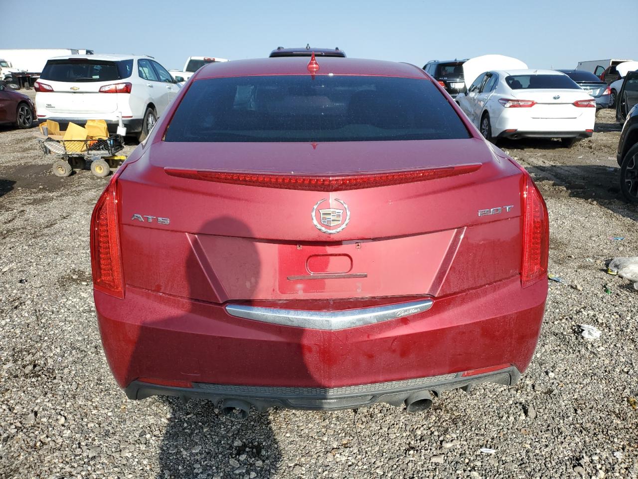 2013 Cadillac ATS VIN 1G6AA5RX5D0124420 Copart auction photo, front end / side damage thumbnail 6