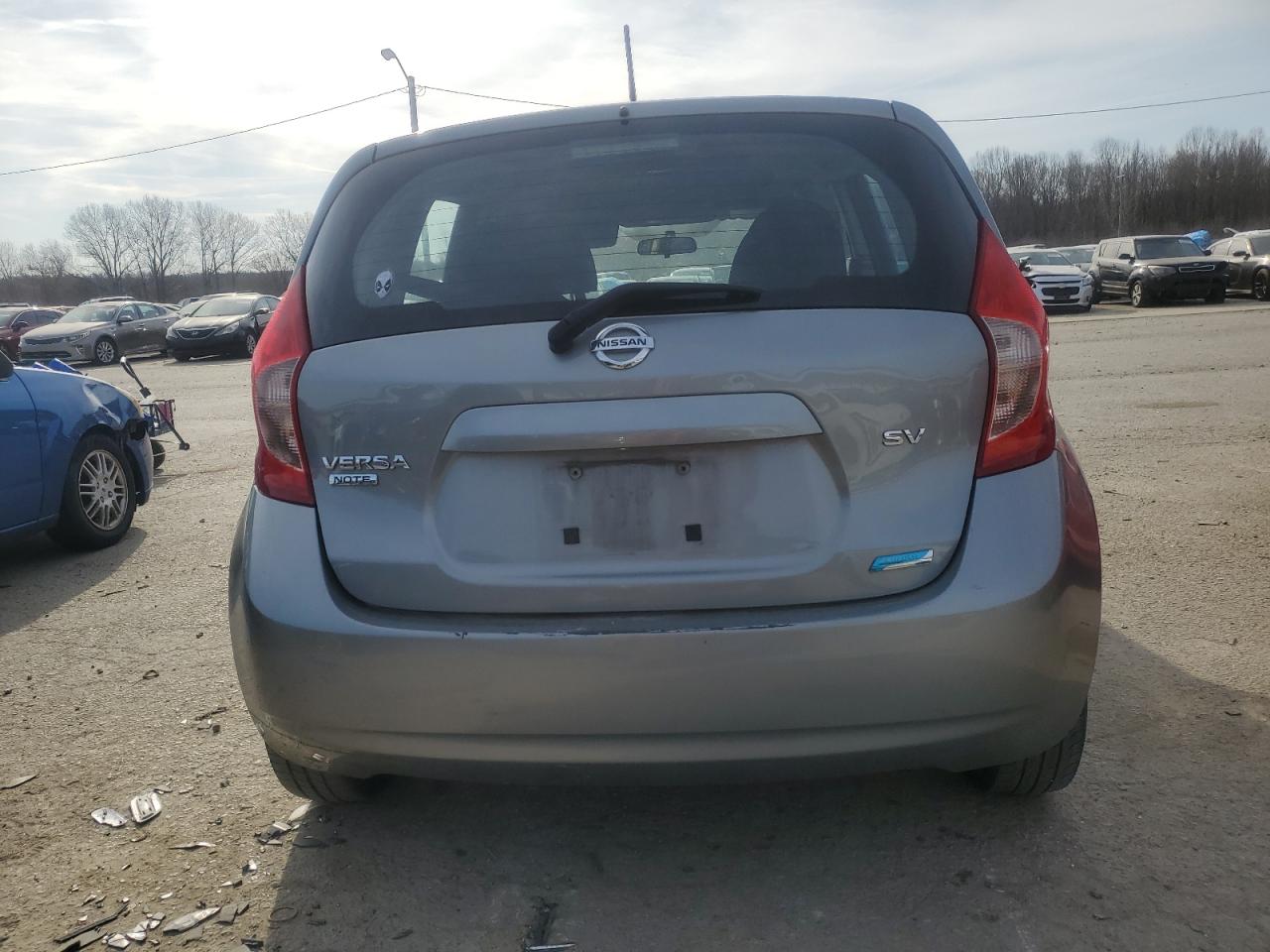 2015 Nissan Versa VIN 3N1CE2CPXFL398741 Copart auction photo, front end damage thumbnail 6