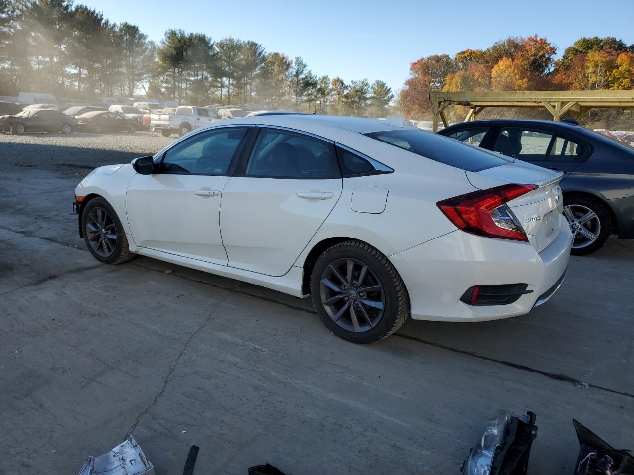 2020 Honda Civic VIN 19XFC1F78LE202589 Copart auction photo, front end damage thumbnail 2