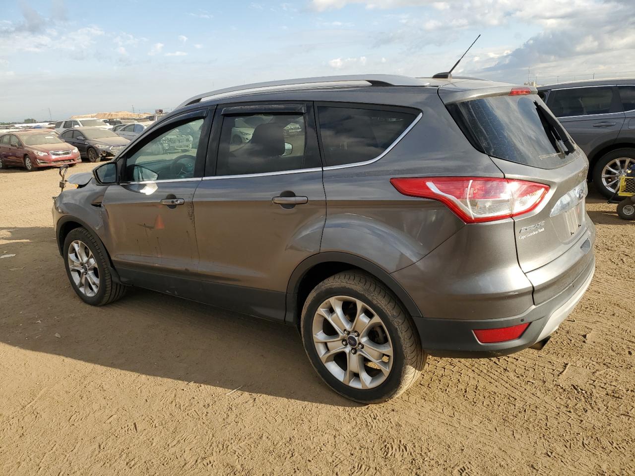 2014 Ford Escape VIN 1FMCU0J93EUB70878 Copart auction photo, front end damage thumbnail 2