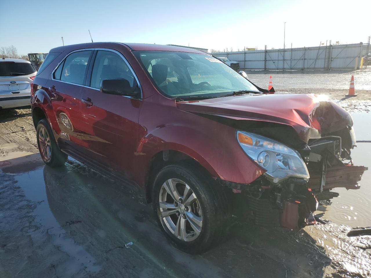 2010 Chevrolet Equinox VIN 2CNALBEW6A6310677 Copart auction photo, front end damage thumbnail 4