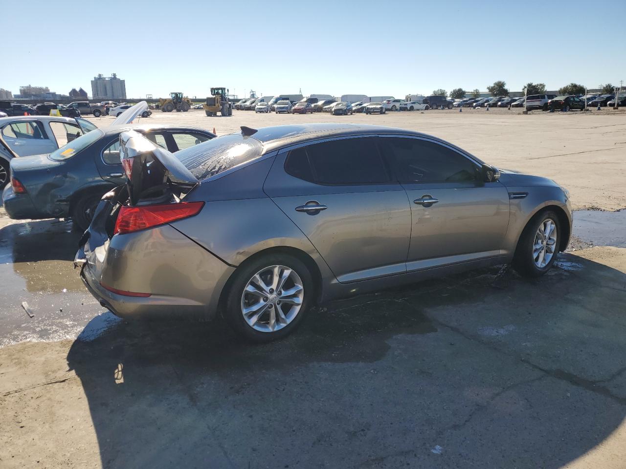 2013 KIA Optima VIN 5XXGN4A75DG248025 Copart auction photo, rear end damage thumbnail 3