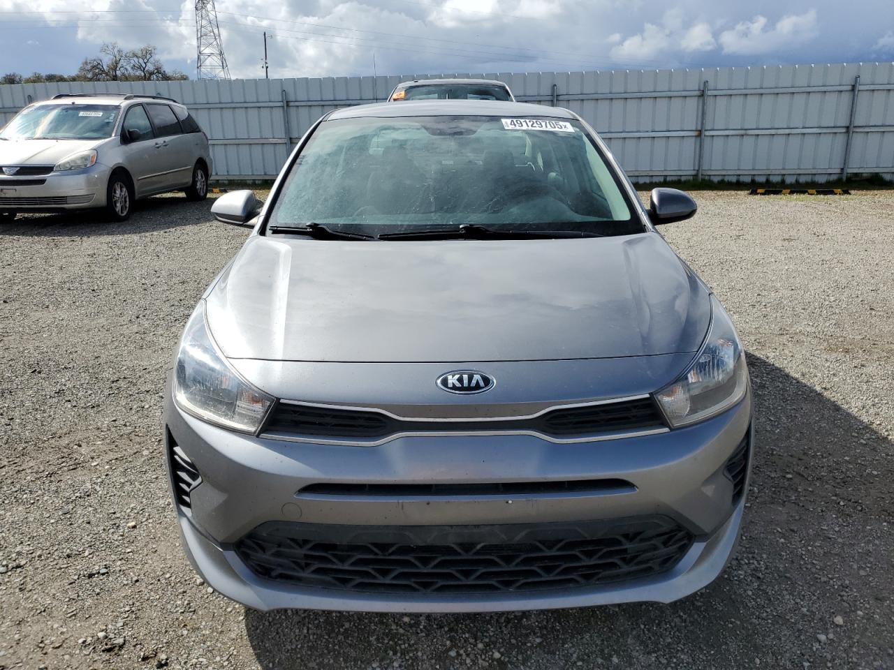 2021 KIA Rio VIN 3KPA24AD0ME428803 Copart auction photo, rear end damage thumbnail 5
