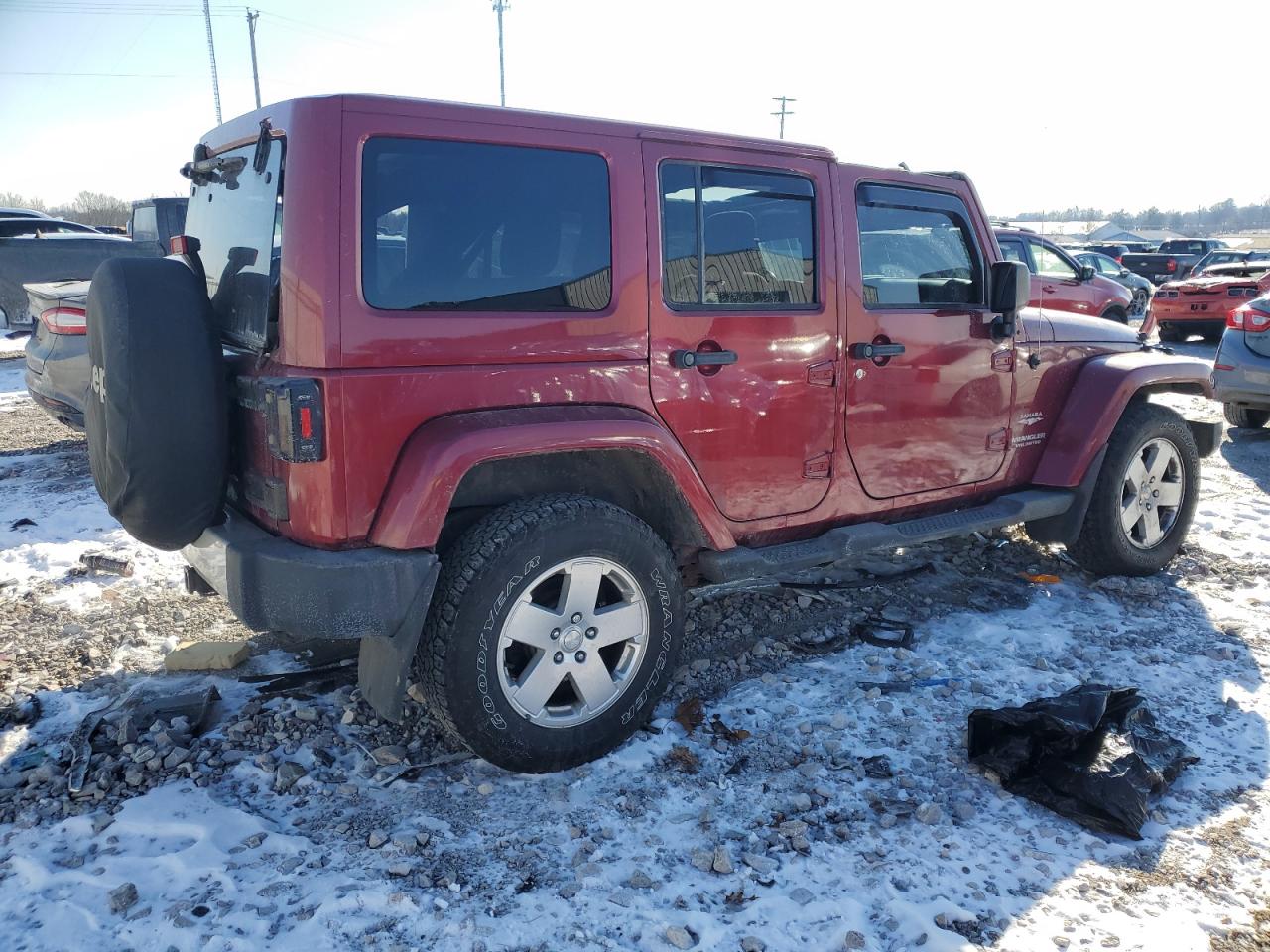 2011 Jeep Wrangler VIN 1J4BA5H13BL525176 Copart auction photo, all over damage thumbnail 3