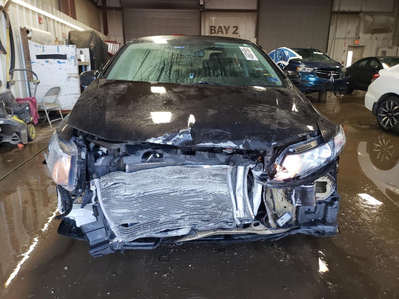 2014 Honda Civic VIN 2HGFB2F5XEH527616 Copart auction photo, front end damage thumbnail 5
