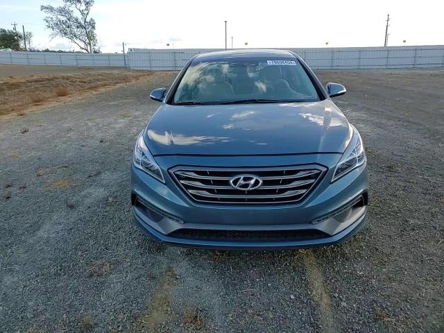 2015 Hyundai Sonata VIN 5NPE34AFXFH125378 Copart auction photo, side damage thumbnail 11