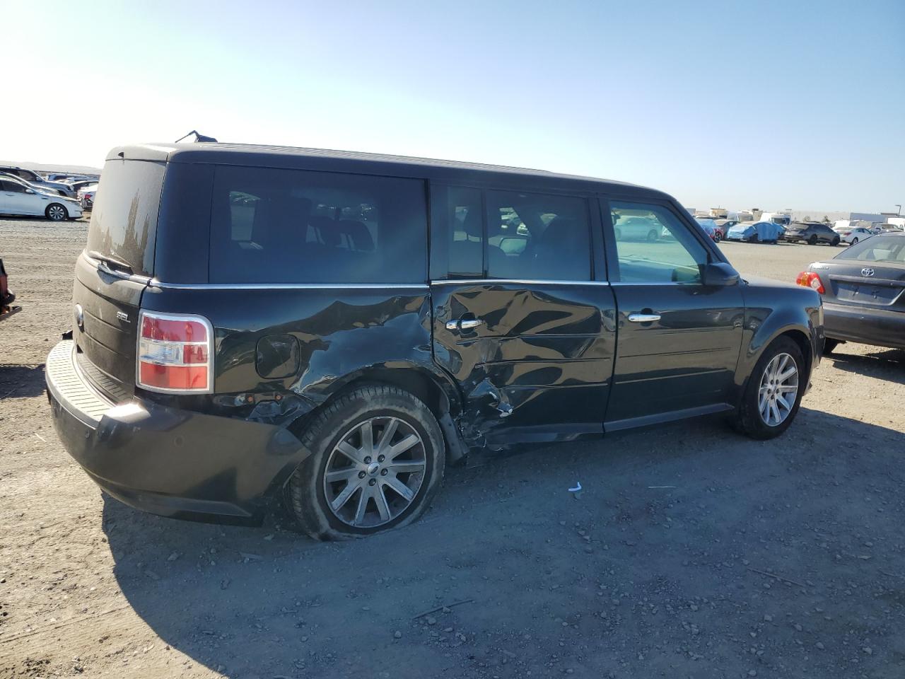 2011 Ford Flex VIN 2FMGK5CC4BBD10970 Copart auction photo, all over damage thumbnail 3