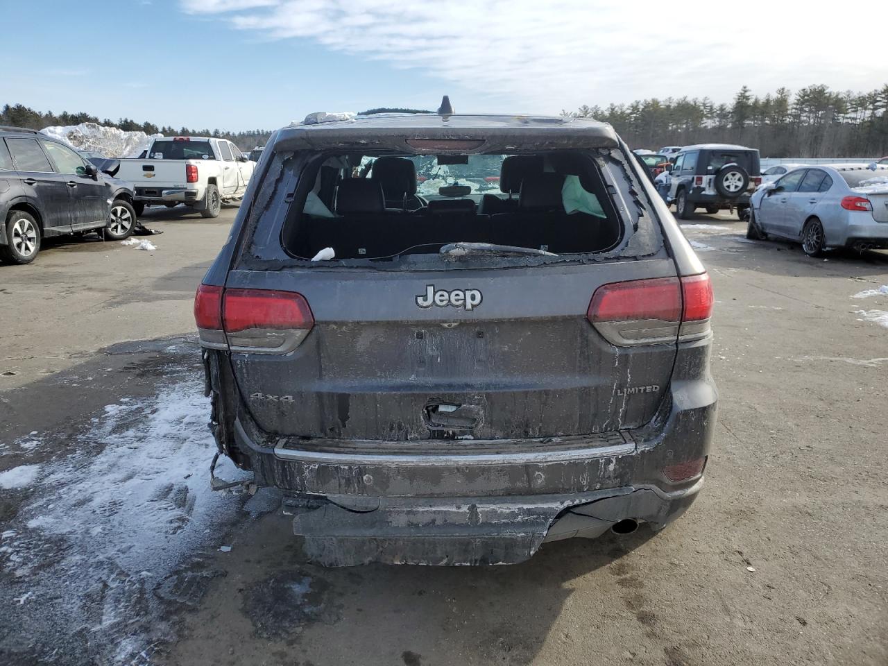 2020 Jeep Grand Cherokee VIN 1C4RJFBG8LC194040 Copart auction photo, rollover / all over damage thumbnail 6