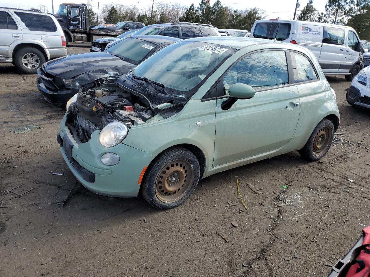 2012 Fiat 500 VIN 3C3CFFAR6CT381067