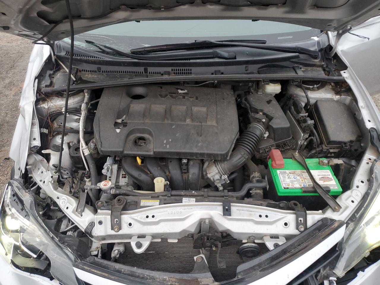 2018 Toyota Corolla VIN 5YFBURHE1JP788473 Copart auction photo, front end / side damage thumbnail 13