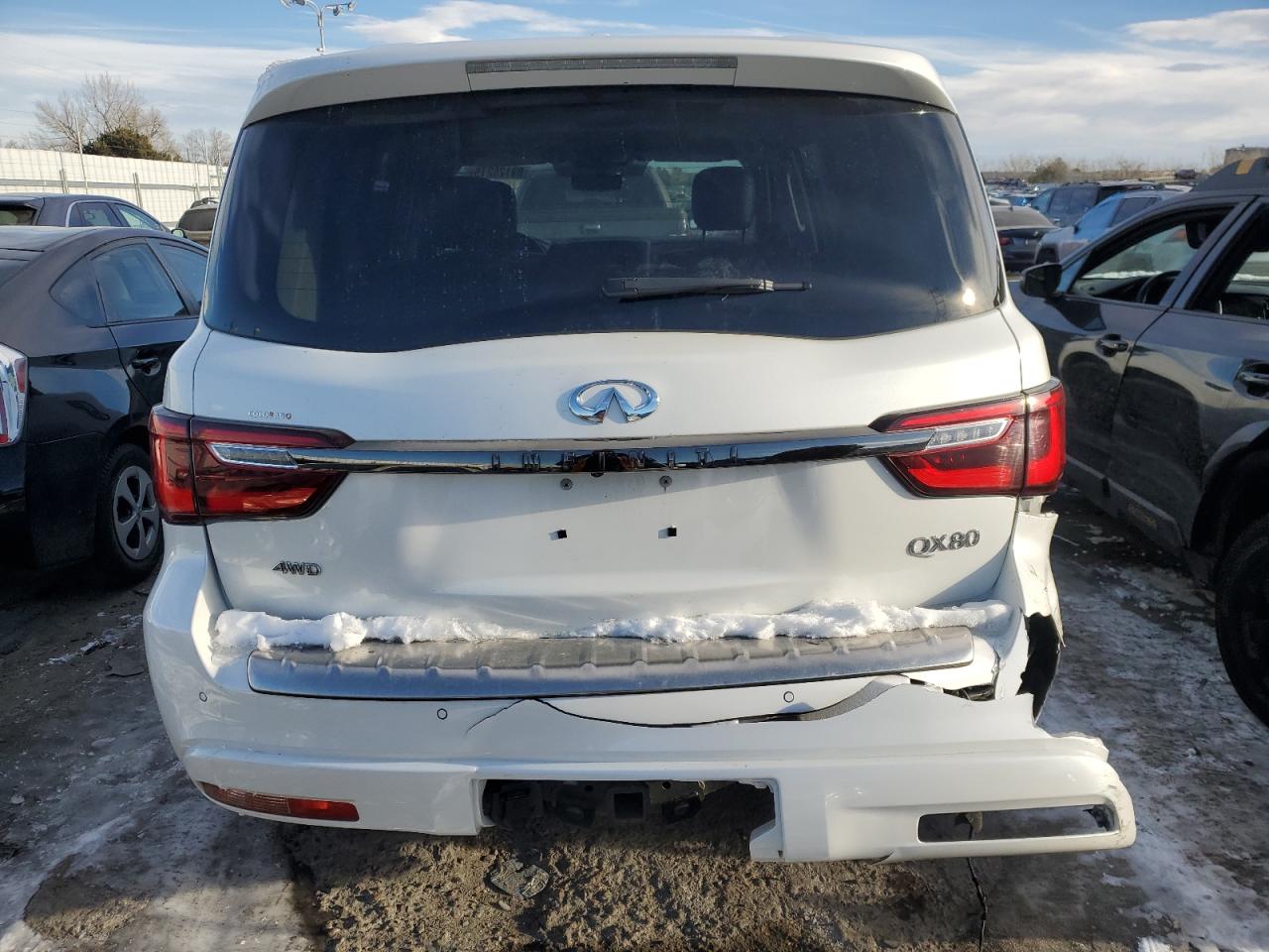 2021 Infiniti QX80 VIN JN8AZ2AE1M9268786 Copart auction photo, rear end damage thumbnail 6