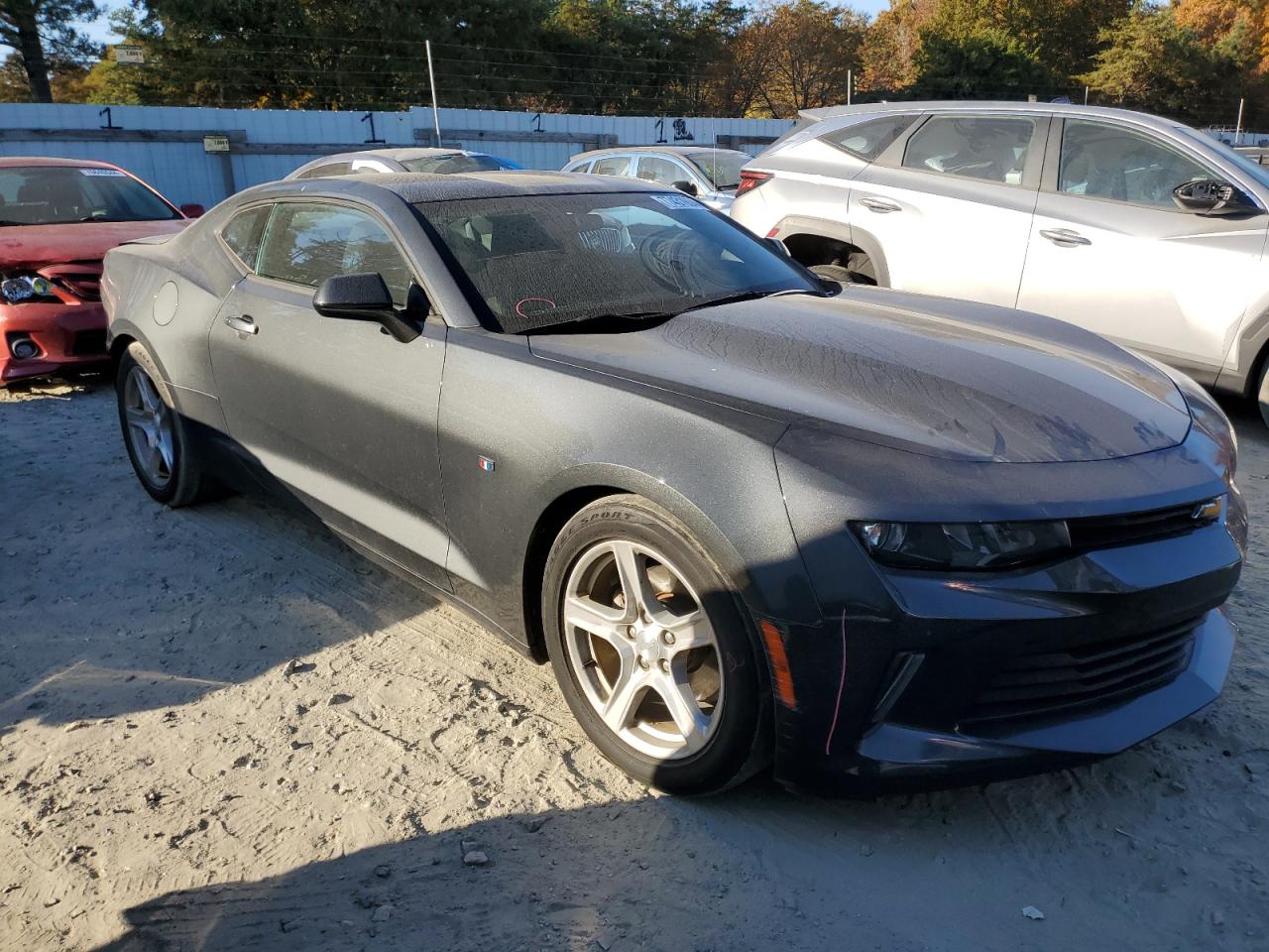 2017 Chevrolet Camaro VIN 1G1FB1RX1H0132585 Copart auction photo, rear end damage thumbnail 4