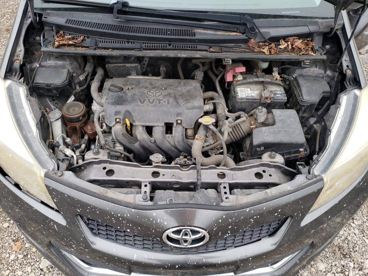 2013 Toyota Yaris VIN JTDKTUD36DD565721 Copart auction photo, all over damage thumbnail 11