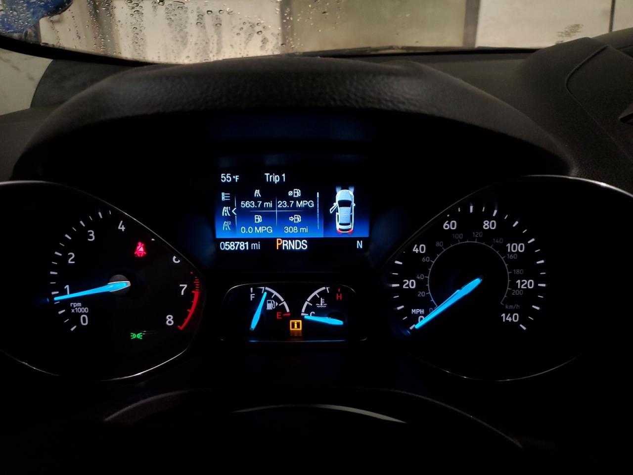 2019 Ford Escape VIN 1FMCU0F78KUB59538 Copart auction photo, rear end / front end damage thumbnail 9