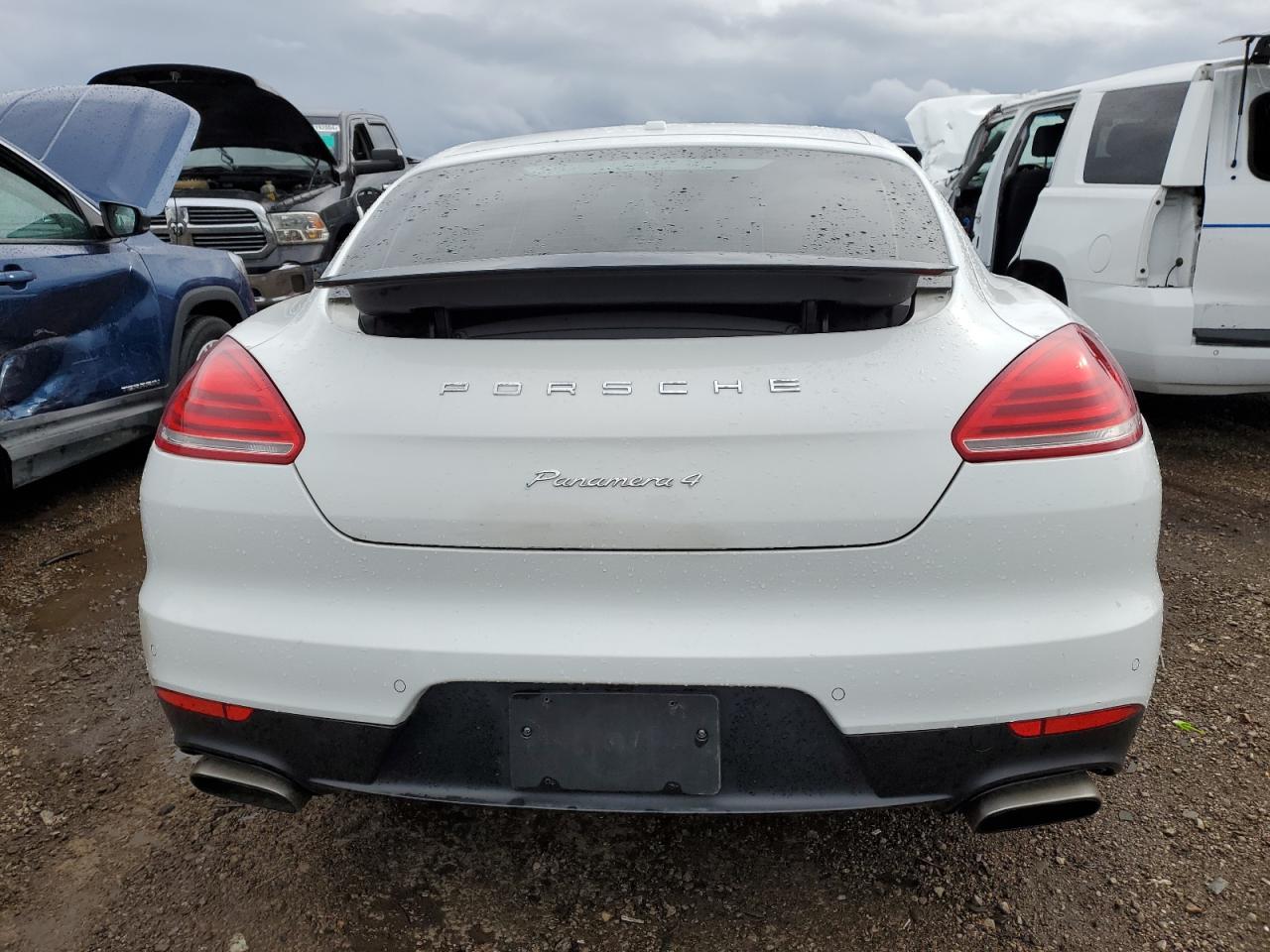 2014 Porsche Panamera VIN WP0AA2A78EL007146 Copart auction photo, front end damage thumbnail 6