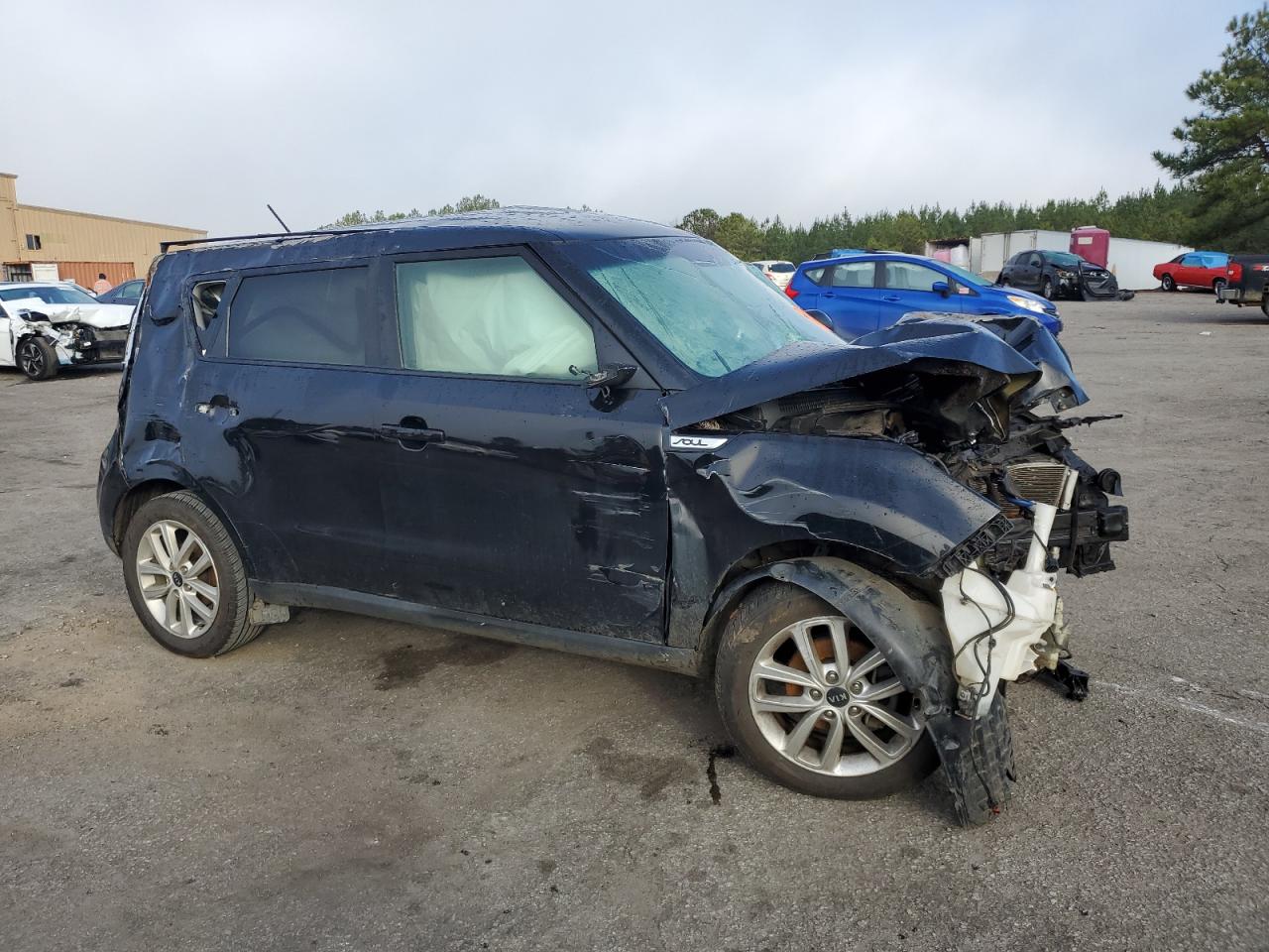 2019 KIA Soul VIN KNDJP3A58K7664410 Copart auction photo, all over damage thumbnail 4