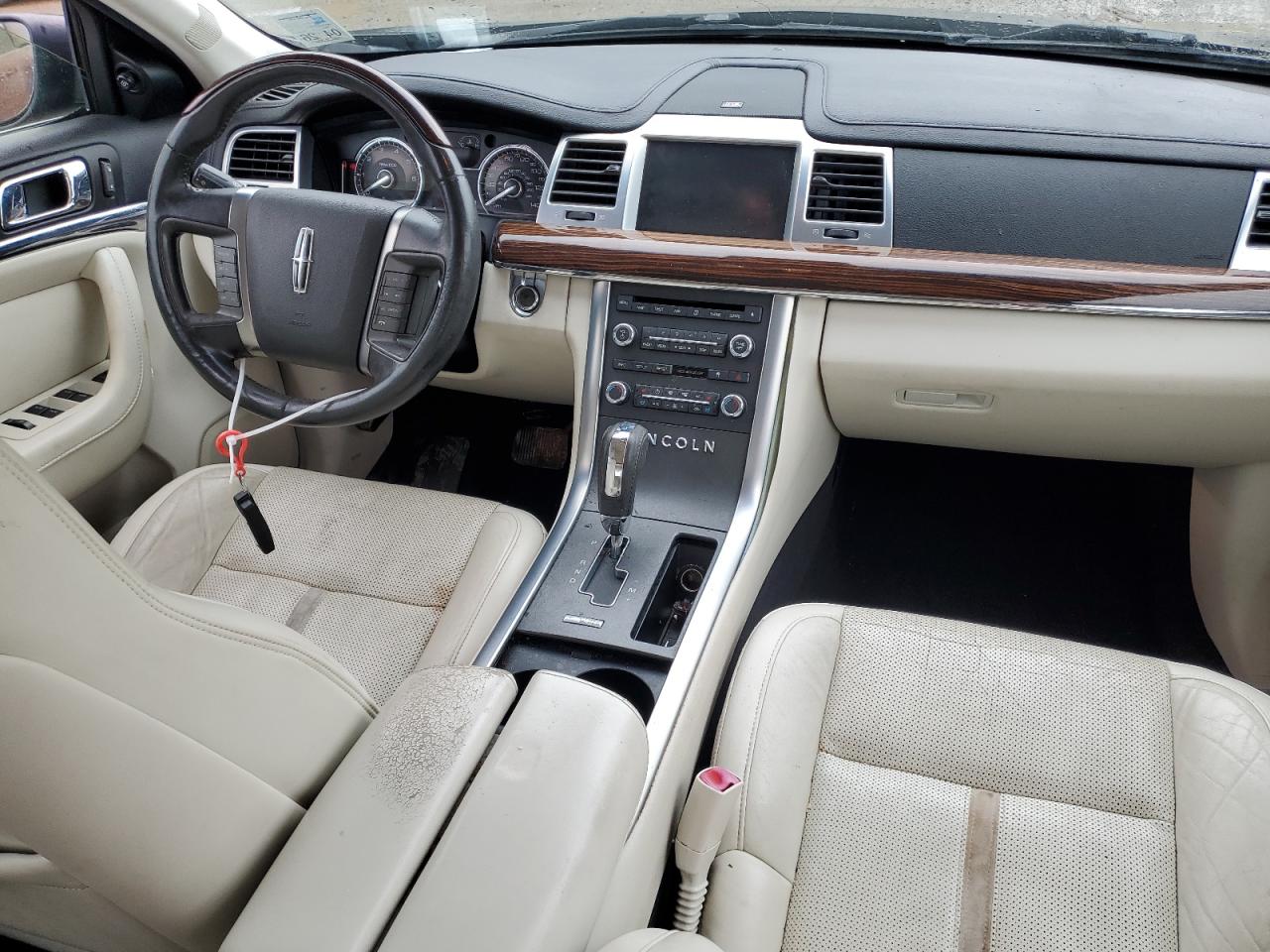 2009 Lincoln MKS VIN 1LNHM94R19G607867 Copart auction photo, front end damage thumbnail 8
