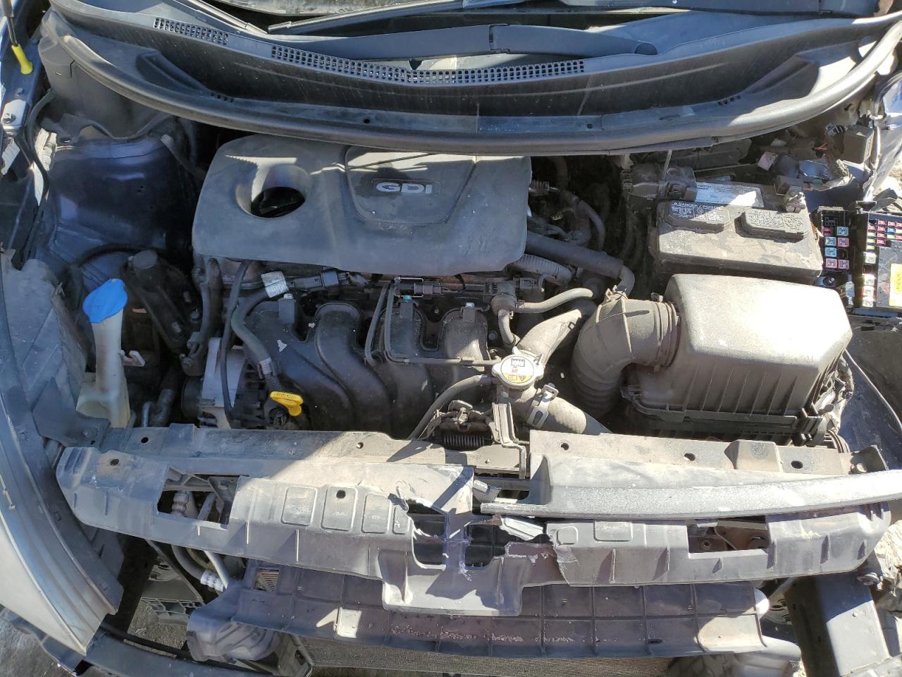 2016 KIA Rio VIN KNADM4A37G6594466 Copart auction photo, all over / undercarriage damage thumbnail 13