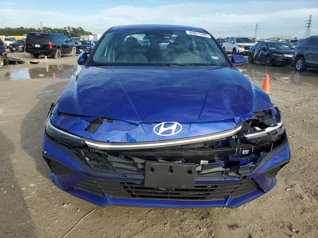 2024 Hyundai Elantra VIN KMHLM4DG7RU791564 Copart auction photo, rear end / front end damage thumbnail 5