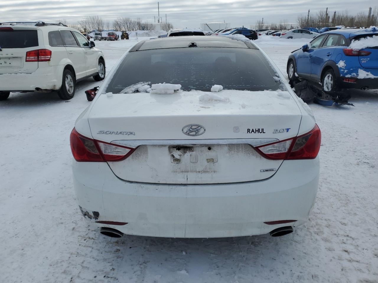 2013 Hyundai Sonata VIN 5NPEC4AB2DH733647 Copart auction photo, front end / side damage thumbnail 6