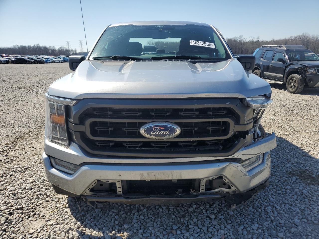 2021 Ford F-150 VIN 1FTFW1E83MFB16972 Copart auction photo, front end / side damage thumbnail 5