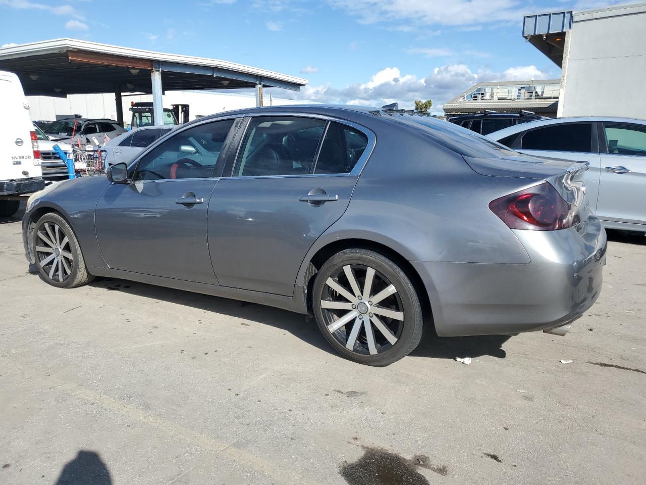 2012 Infiniti G VIN JN1CV6AP0CM622286 Copart auction photo, vandalism / top/roof damage thumbnail 2