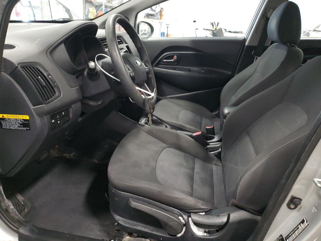 2013 KIA Rio VIN KNADM4A37D6207510 Copart auction photo, rear end / front end damage thumbnail 7
