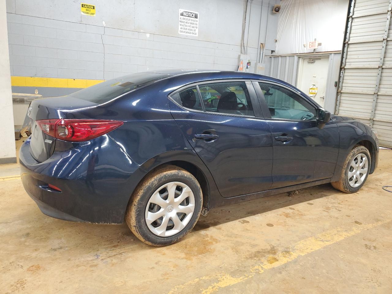 2018 Mazda 3 VIN 3MZBN1U70JM242435 Copart auction photo, rear end / undercarriage damage thumbnail 3