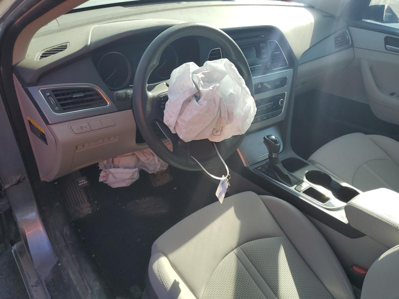 2015 Hyundai Sonata VIN 5NPE24AF0FH244057 Copart auction photo, front end damage thumbnail 8
