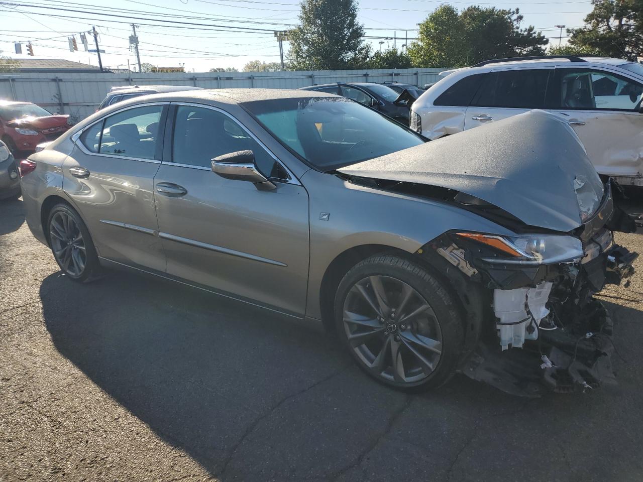 2021 Lexus ES VIN 58AGZ1B16MU107525 Copart auction photo, front end damage thumbnail 4