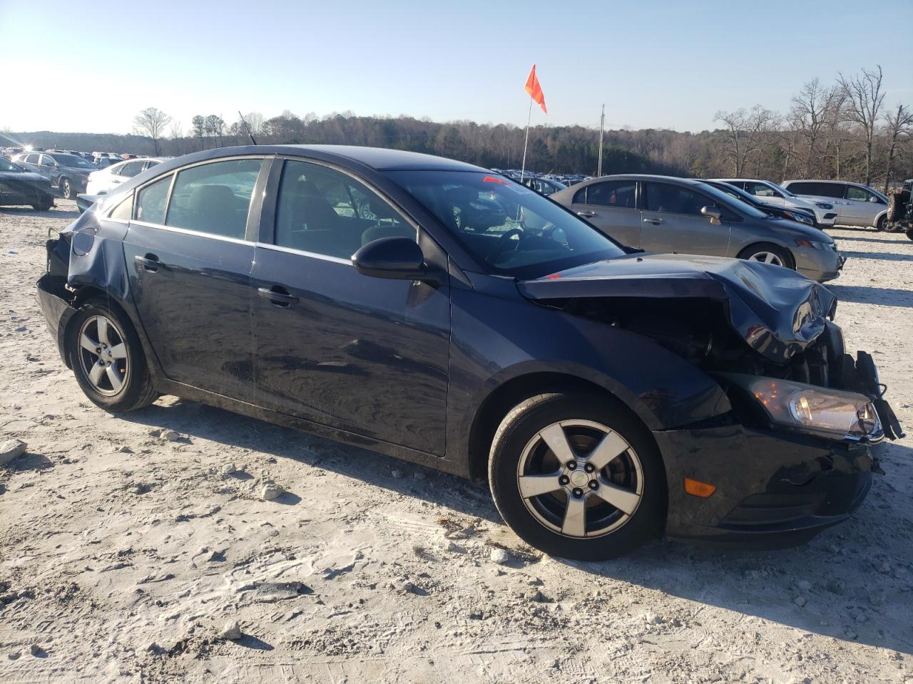 2014 Chevrolet Cruze VIN 1G1PC5SB0E7375153 Copart auction photo, rear end / front end damage thumbnail 4