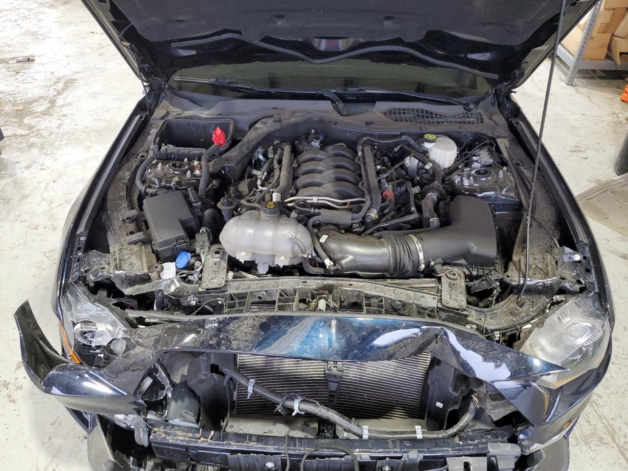 2021 Ford Mustang VIN 1FA6P8CF6M5147085 Copart auction photo, front end / side damage thumbnail 11