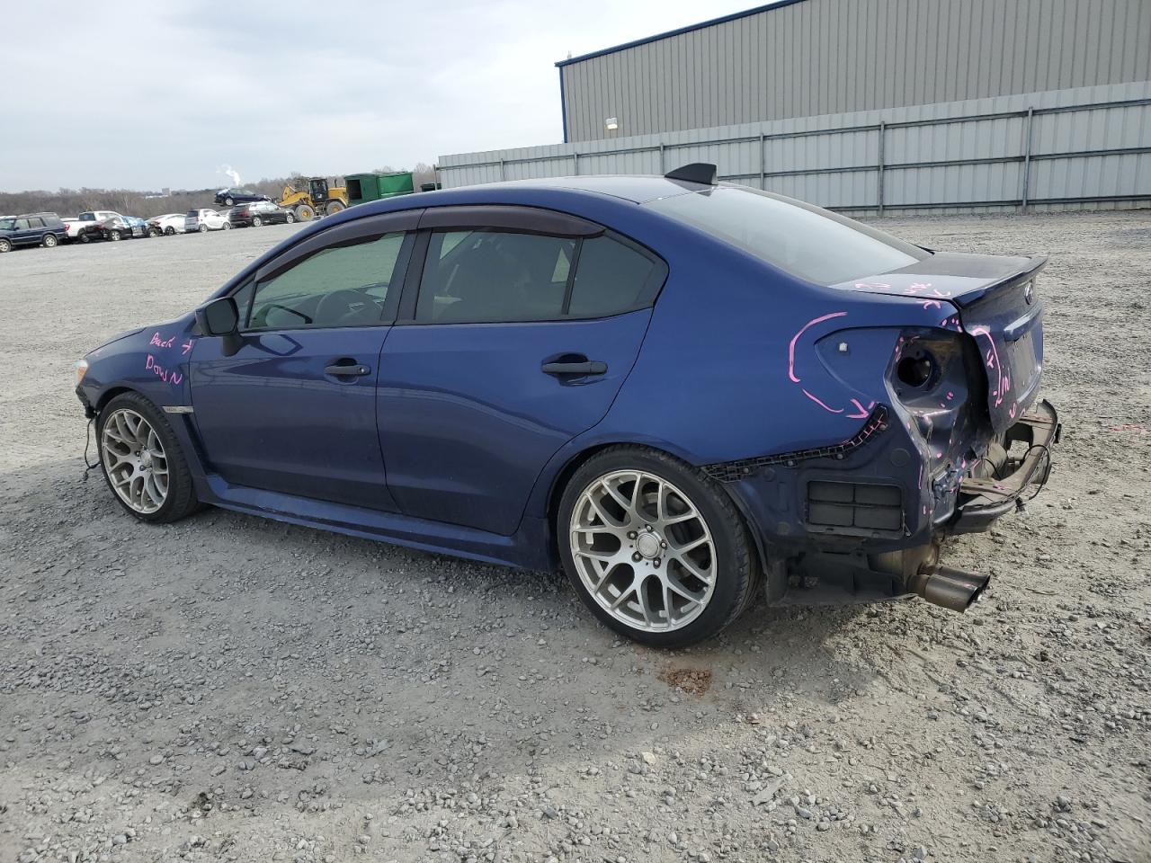 2016 Subaru WRX VIN JF1VA1B66G9826986 Copart auction photo, front end / rear end damage thumbnail 2