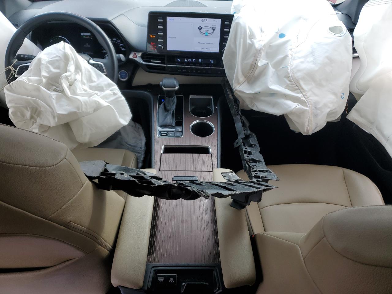 2022 Toyota Sienna VIN 5TDYRKEC6NS078097 Copart auction photo, front end / side damage thumbnail 8