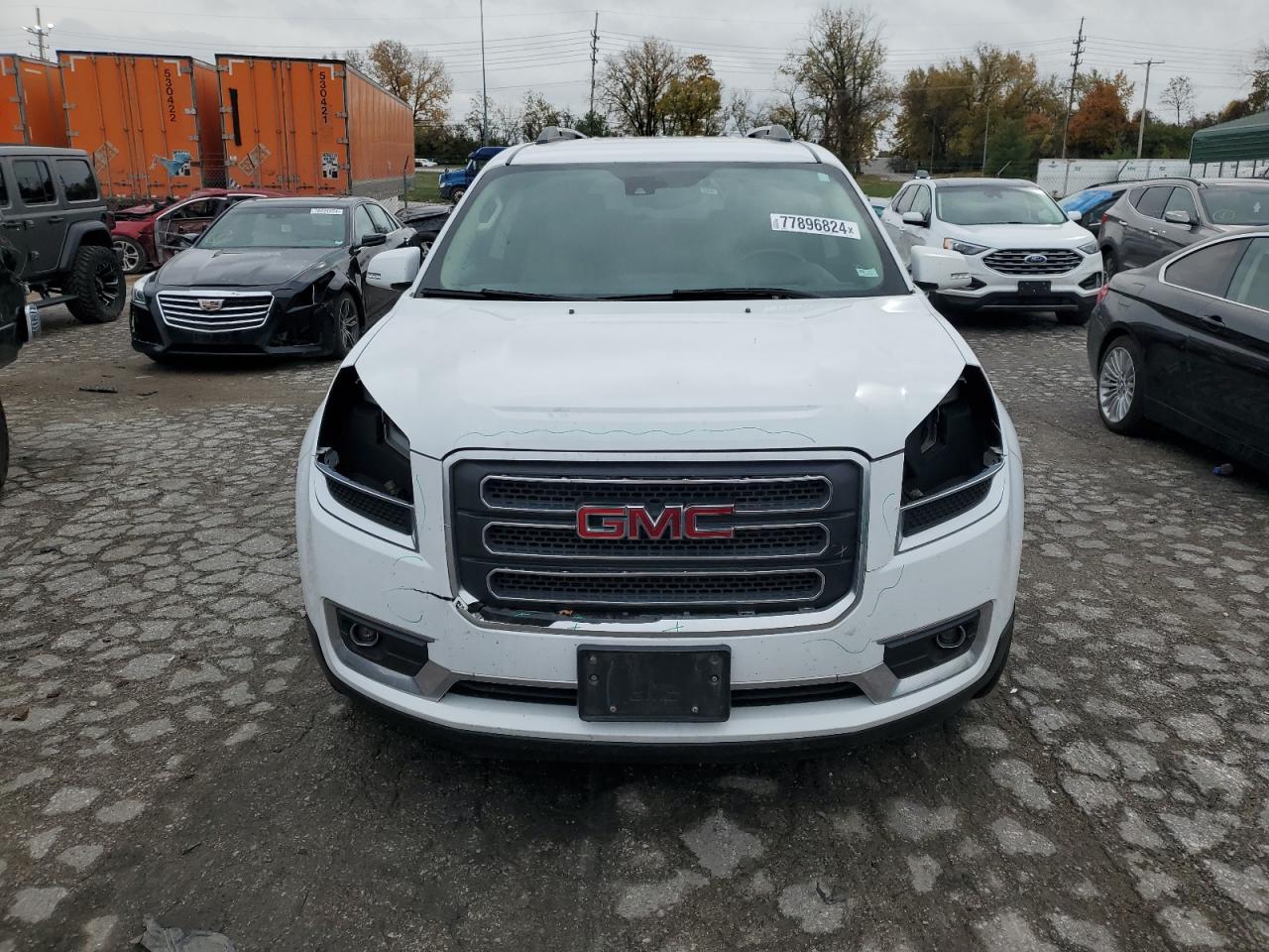 2017 GMC Acadia VIN 1GKKRSKD4HJ266481 Copart auction photo, front end damage thumbnail 5