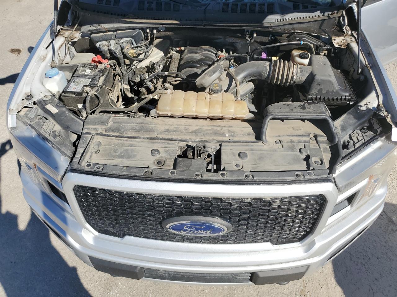 2019 Ford F-150 VIN 1FTEW1E51KFC77402 Copart auction photo, all over damage thumbnail 12